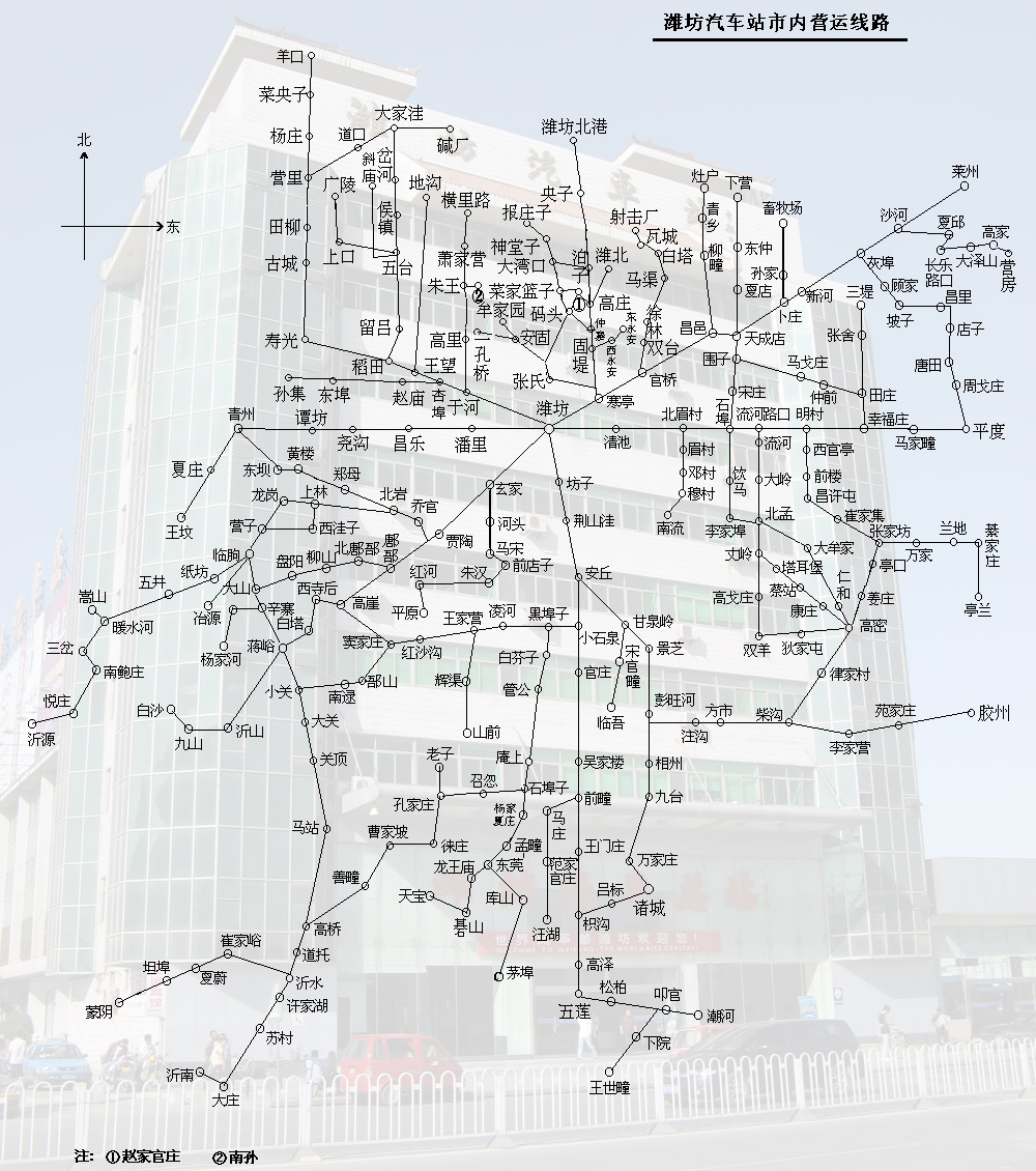 区内运营线路图