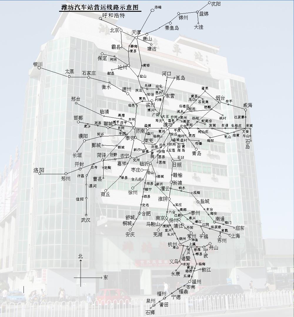 省际运营线路图